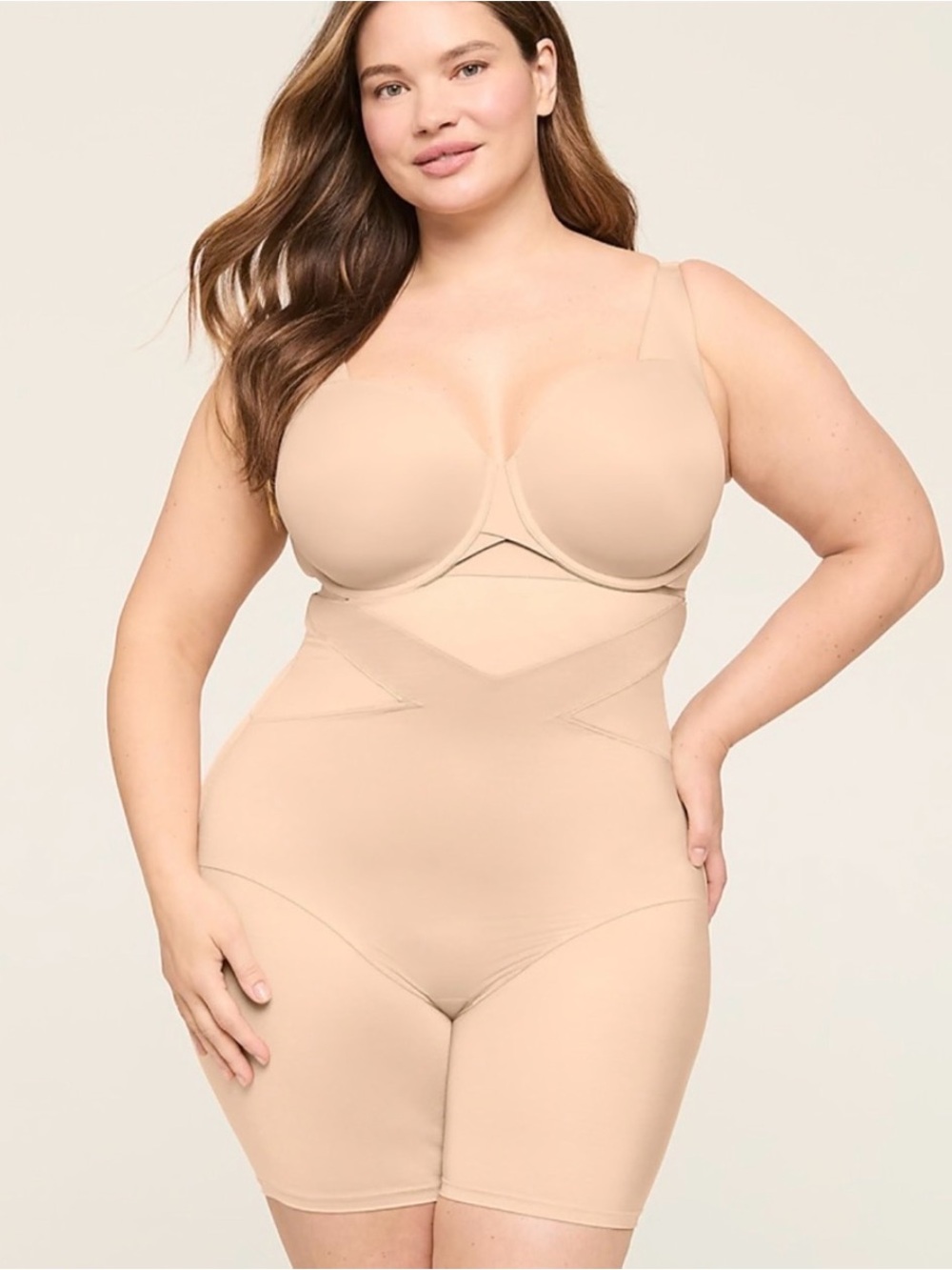 CACIQUE SHAPE WEAR ULTRA HIGH-WAIST THIGH SHAPER.Size 22/24